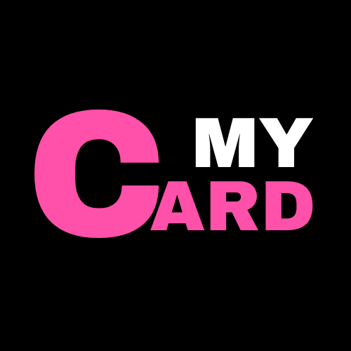 Logo MY Card fondo negro